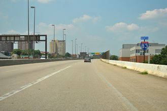 I-83 north at Chase St - Baltimore, MD