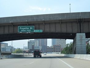 I-83 south at Fayette St - Baltimore, MD