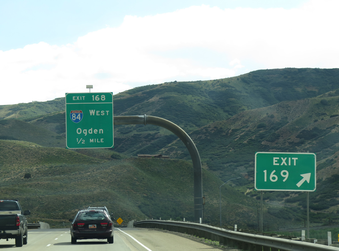 I-80 west at I-84 - Echo, UT
