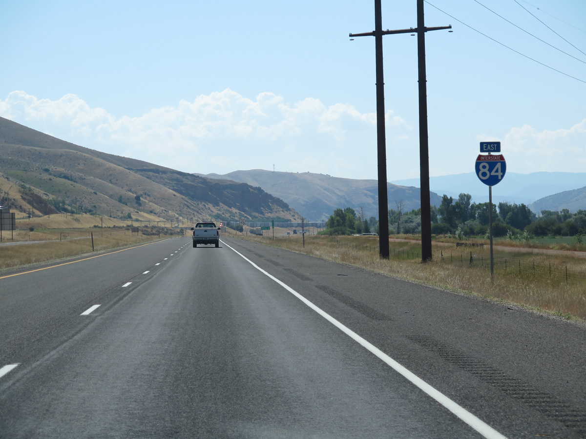 I-84 east at I-80/US 189 - Echo, UT