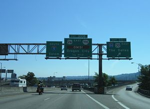 I-5/US 30 south at I-84 - Portland, OR