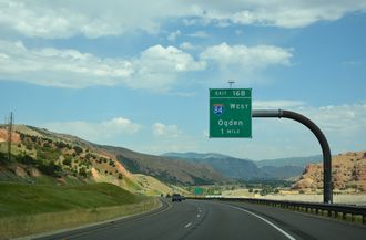I-80 east at I-84 - Echo, UT