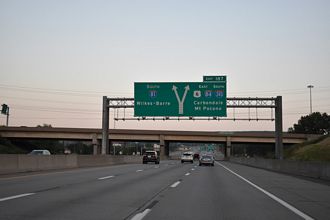 I-81/US 6 south at I-84/380 - Dunmore, PA