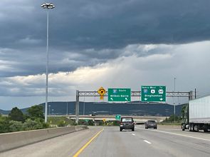 I-84/380 west at I-81/US 6 - Dunmore, PA