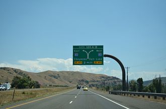 I-84 east at I-80/US 189 - Echo, UT