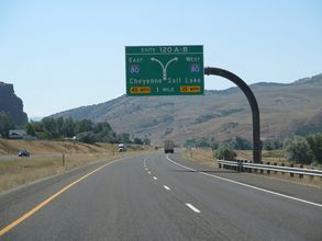 I-84 east at I-80/US 189 - Echo, UT