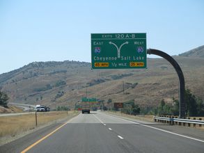 I-84 east at I-80/US 189 - Echo, UT
