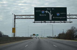 I-85 south at I-65 - 2012