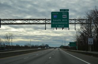 I-95 south at I-85/US 460 - 2017