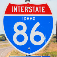 Interstate 86 (Western) shield representation