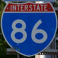 Interstate 86 (Eastern) shield representation