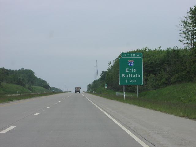 I-86 west at I-90 - Delhill Corners, PA
