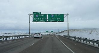 I-15 north at I-86 - 2006