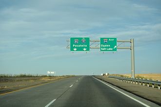 I-84/US 30 east at I-86 - Cassia County, ID