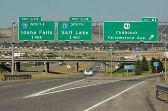 I-86 east at US 91 - 2007