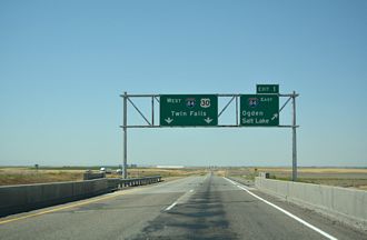 I-86/US 30 west at I-84 - Cassia County, ID