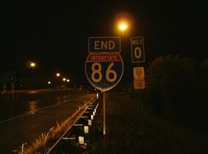 I-86 west at I-90 - Greenfield Twp, PA