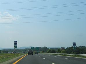 NY 17 west at I-86/NY 14 - Horseheads
