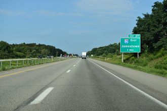 I-90 east at I-86 - Harbor Creek Twp, PA