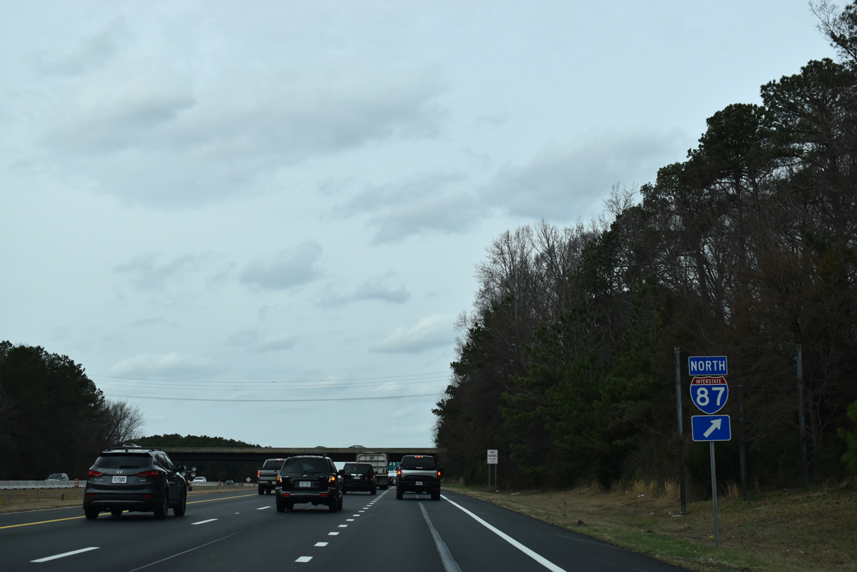 I-40 west at I-87/440 - Raleigh, NC