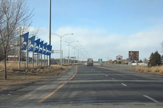 A-15 north at Montee Guay, Saint-Bernard-de-Lacolle, QC