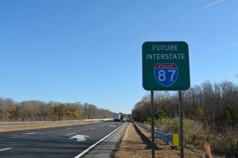 Future I-87 at Cashie River, NC