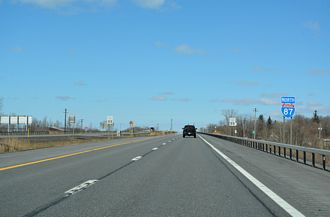 I-87 north at US 9 - Champlain, NY