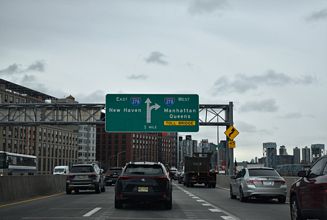 I-87 south at I-278 - Bronx, New York City