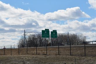 I-87 south at US 9 - Champlain, NY