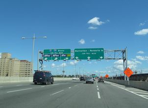 I-278 east at I-87 - Randalls Island, New York City