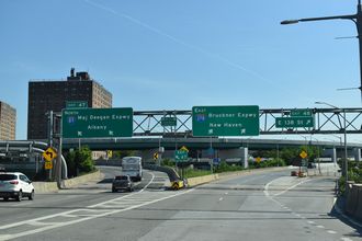 I-278 east at I-87 - Bronx, New York City