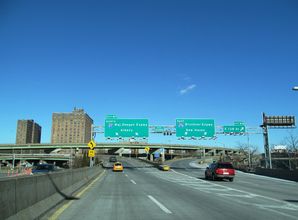 I-278 east at I-87 - Bronx, New York City