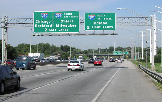 I-88 east at I-294 - 2002
