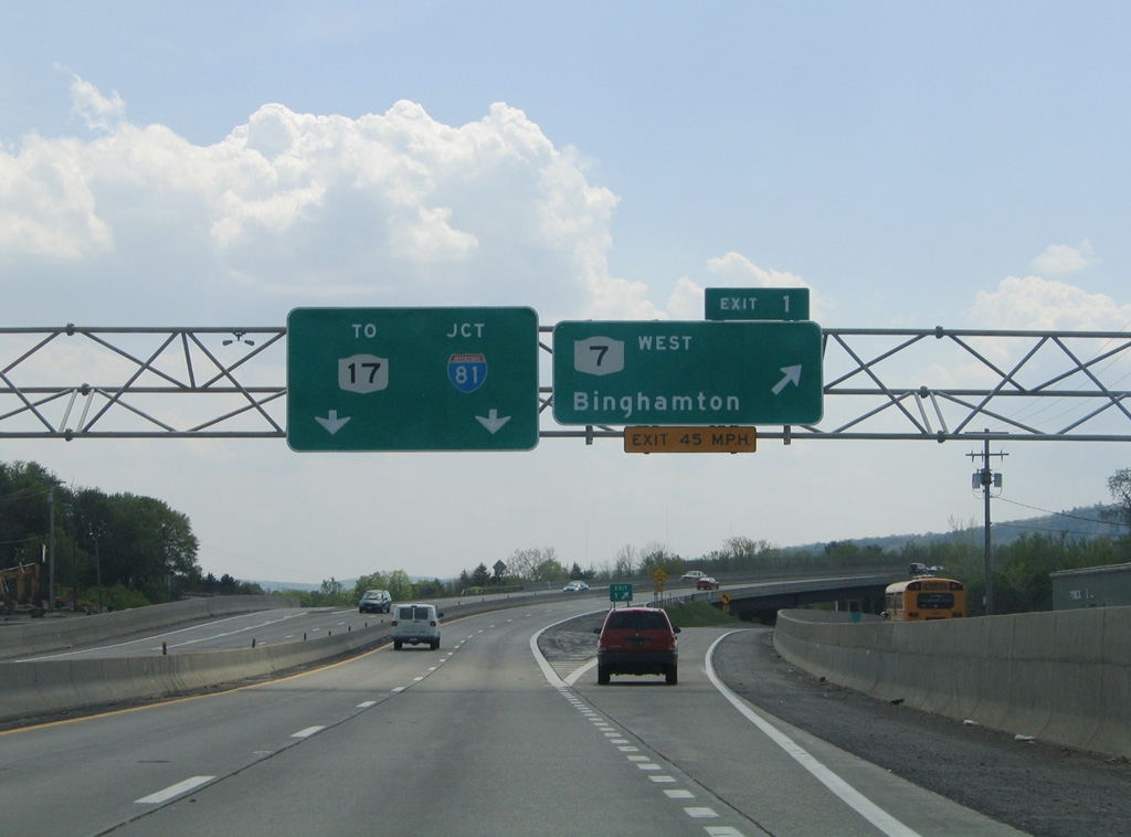 I-88 west at I-81 - 2005