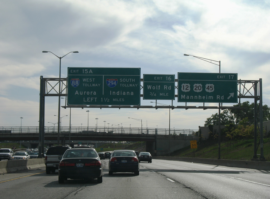 I-290/IL 110 west at I-88 - 2008