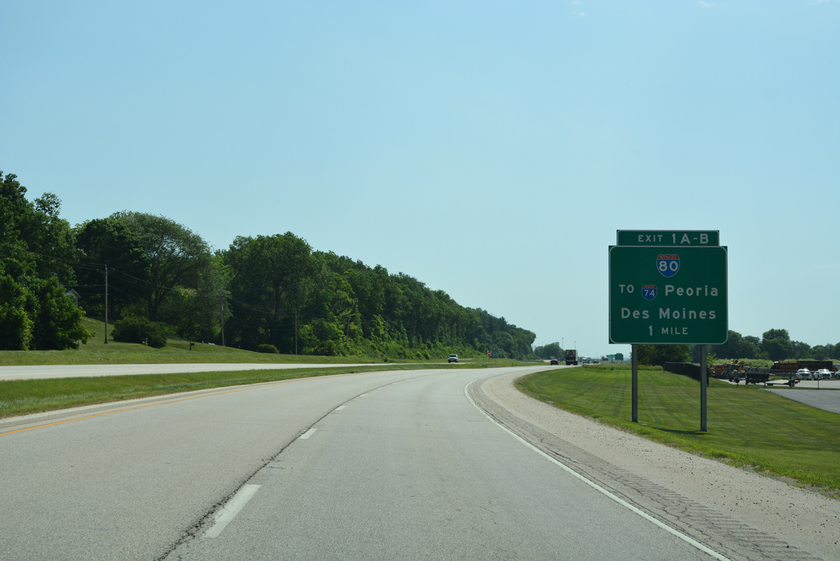 IL 5/92 east at I-80/88 - East Moline