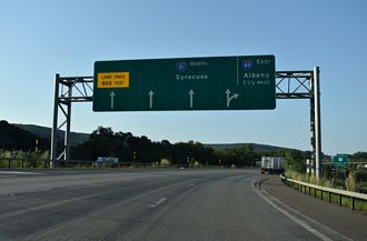 I-81 north at I-88 - Binghamton, NY