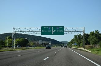 I-81 north at I-88 - Dickinson, NY