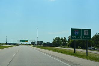 IL 5/92 east at I-80/88 - East Moline