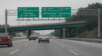 I-88 east at I-294 - 2002