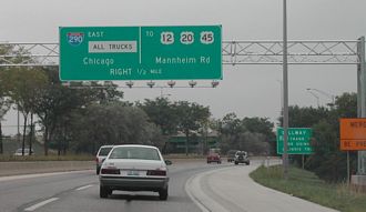 I-88 east at I-290 - 2002