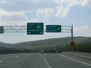I-88 west at I-81 - 2005