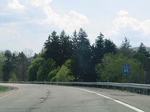 I-88 west at I-81 - 2005