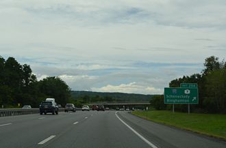 I-90/NY Thruway west at I-88 - Rotterdam