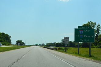 IL 5/92 east at I-80/88 - East Moline