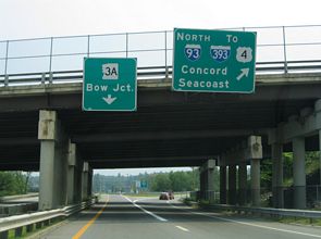 I-89 south at I-93 - 2005