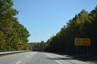 I-89 south at I-93 - Bow, NH