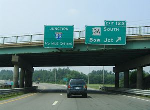 I-93 south at I-89 - 2005