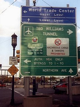 D Street north at Mass Pike
