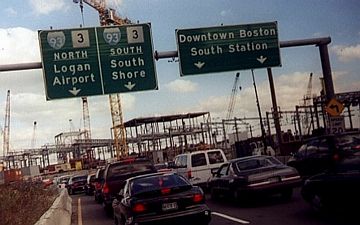 I-90 east at I-93 - Boston, MA 2000